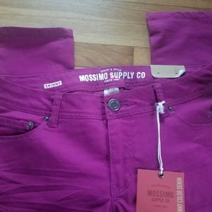 *NWT* Mossimo fit 6 fushia denim